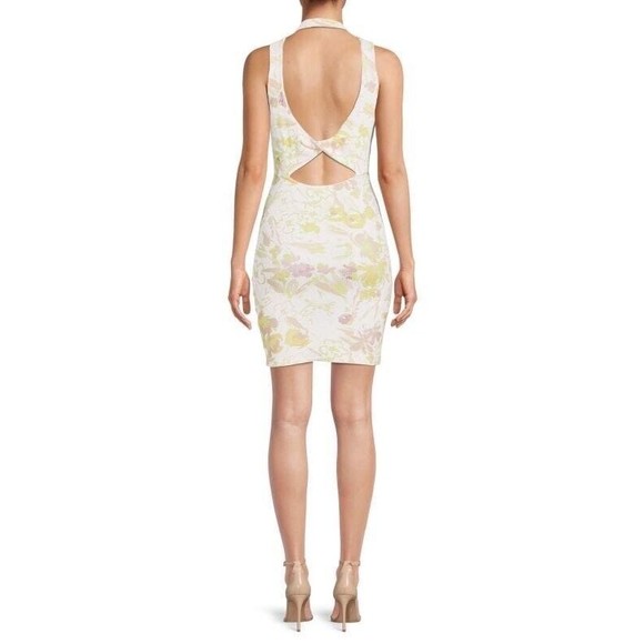 F. Ted Baker Women Dress Size 4 Or 10 Multicolor Sleeveless High Neck NWT $175 - Picture 2 of 7